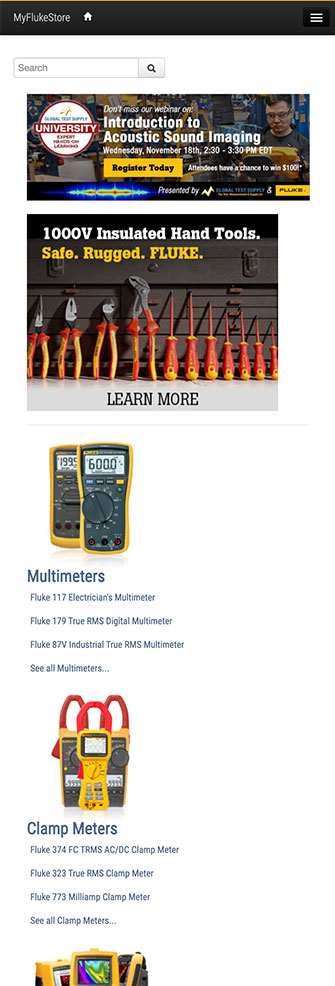 MyFlukeStore.com - Fluke Distributors MyFlukeStore.com - Fluke Distributors
